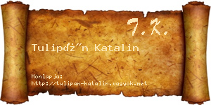 Tulipán Katalin névjegykártya